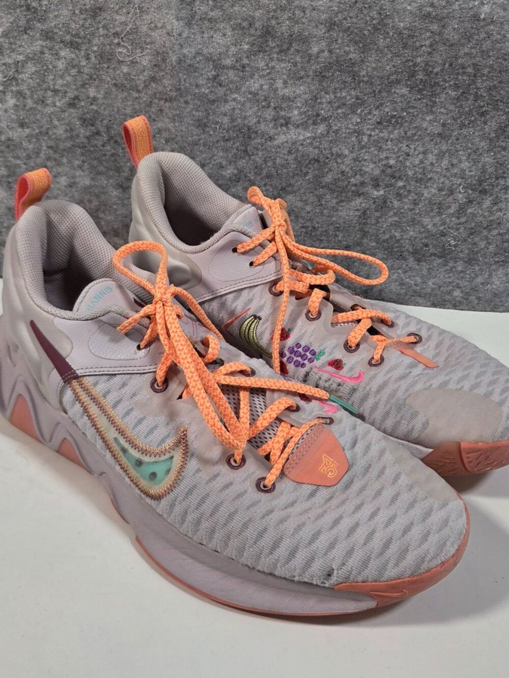 Nike Giannis Immortality Force Field Basketball Shoes 11 Purple Orange Streetwea